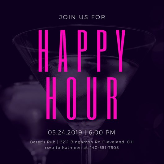 Free Happy Hour Invitation Template Luxury Customize 242 Happy Hour Invitation Templates Online Canva