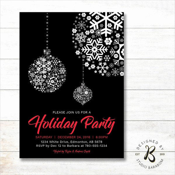 Free Holiday Party Invitation Template Fresh 20 Holiday Invitations Free Psd Vector Ai Eps format