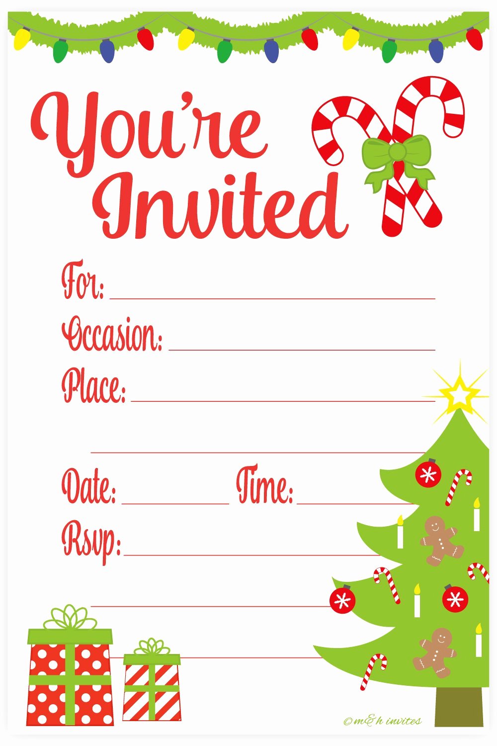 Free Holiday Party Invitation Template Luxury Amazon Snowflake Classic Christmas Invitations Fill