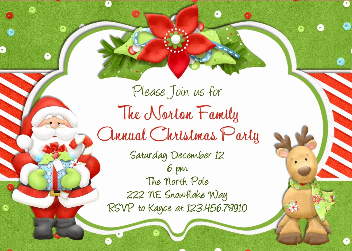 Free Holiday Party Template Lovely Christmas Party Invitation Christmas Holiday Party