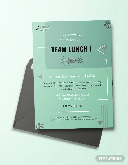 Free Lunch Invitation Template Best Of 38 Lunch Invitation Templates Psd Ai Word