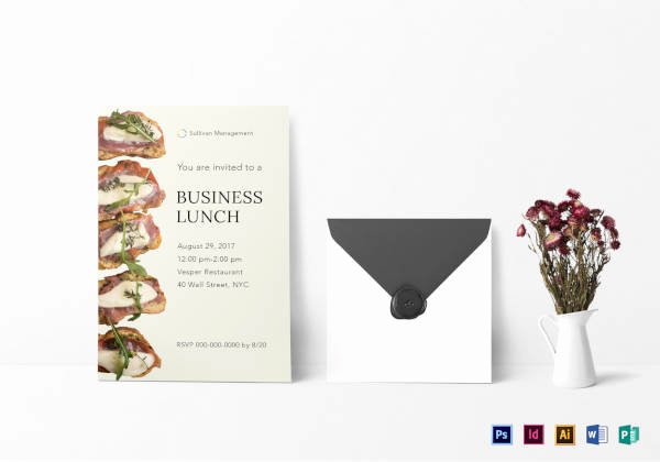 Free Lunch Invitation Template Fresh 39 Lunch Invitation Designs &amp; Templates Psd Ai