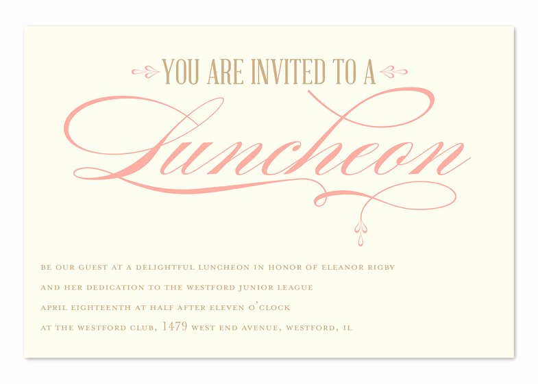 Free Lunch Invitation Template Fresh Luncheon Elegance Corporate Invitations by Invitation