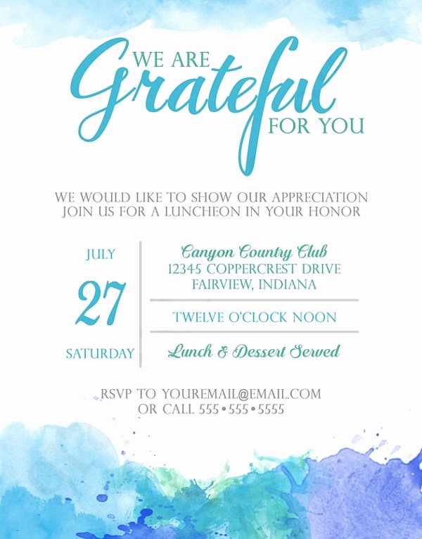 Free Lunch Invitation Template New Appreciation Luncheon Invitation Template