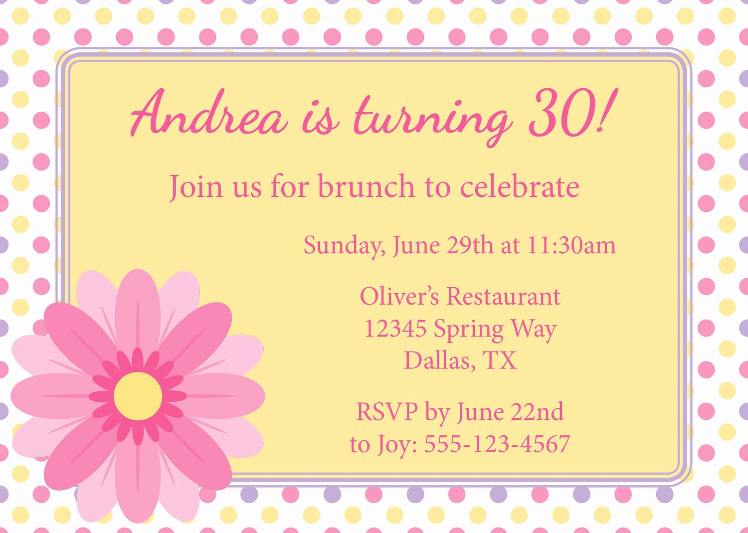 Free Luncheon Invitation Template New 40th Birthday Ideas Birthday Lunch Invitation Templates