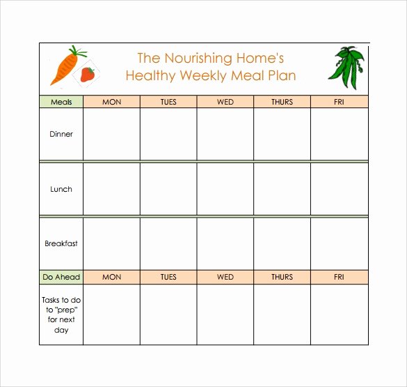 meal planning template