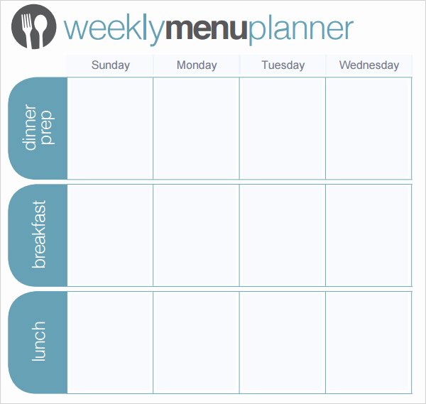 Free Menu Plan Template Best Of 24 Menu Planner Template Doc Psd Pdf Eps Indesign