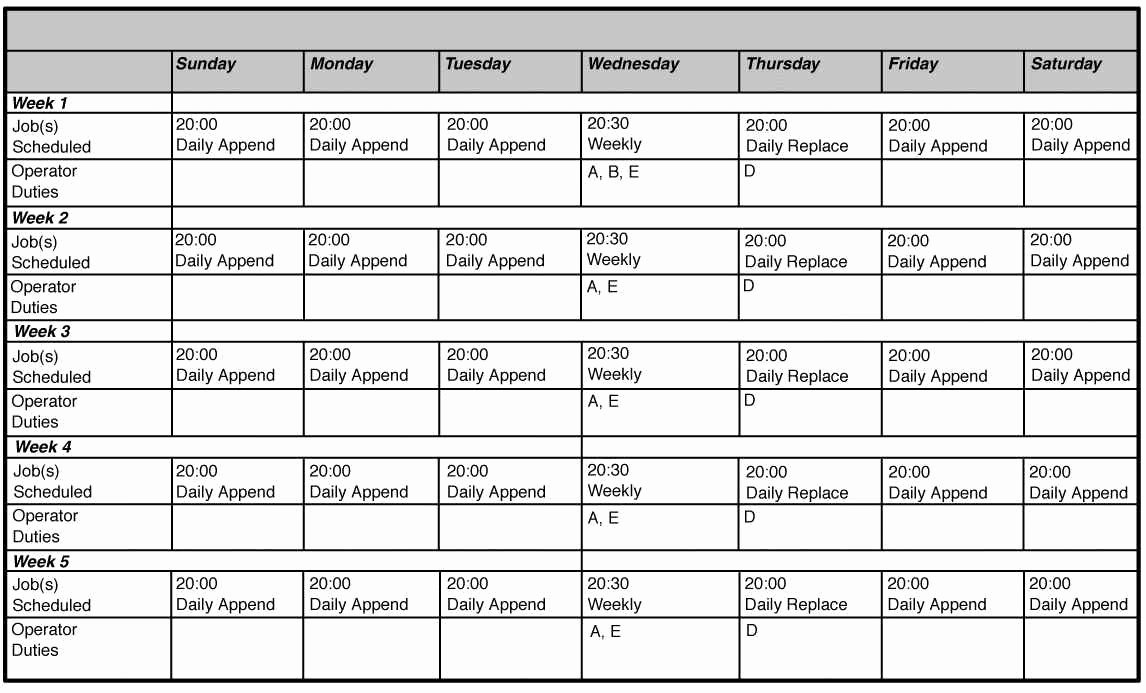 Free Monthly Employee Schedule Template Luxury Monthly Employee Schedule Template Excel – Printable