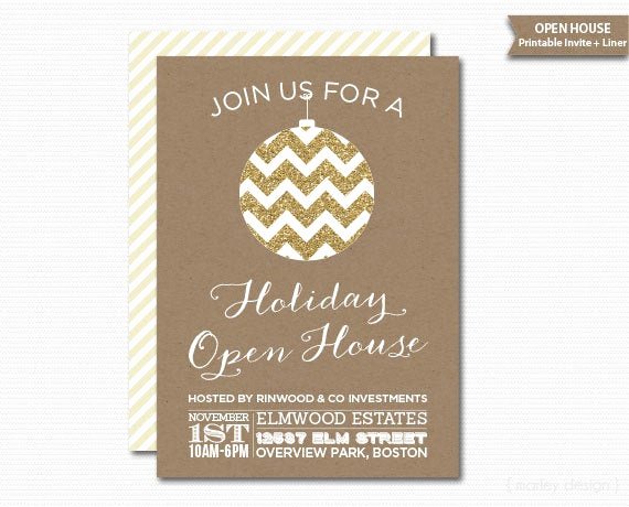 Free Open House Invitation Template Awesome Pany Open House Invitation Printable Christmas Invitation
