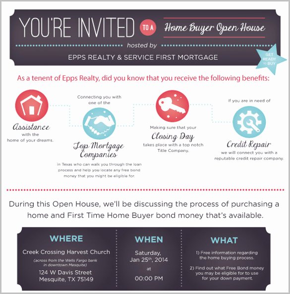 Free Open House Invitation Template Fresh 14 Open House Invitation Templates Free Psd Vector Eps