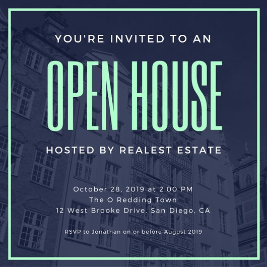 Free Open House Invitation Template Luxury Open House Invitation Templates Canva