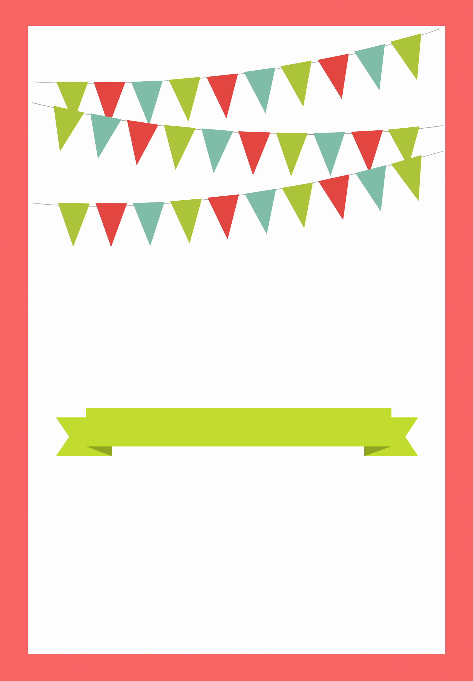 Free Party Invitation Template Word Beautiful Red Pennants Free Printable Bbq Party Invitation