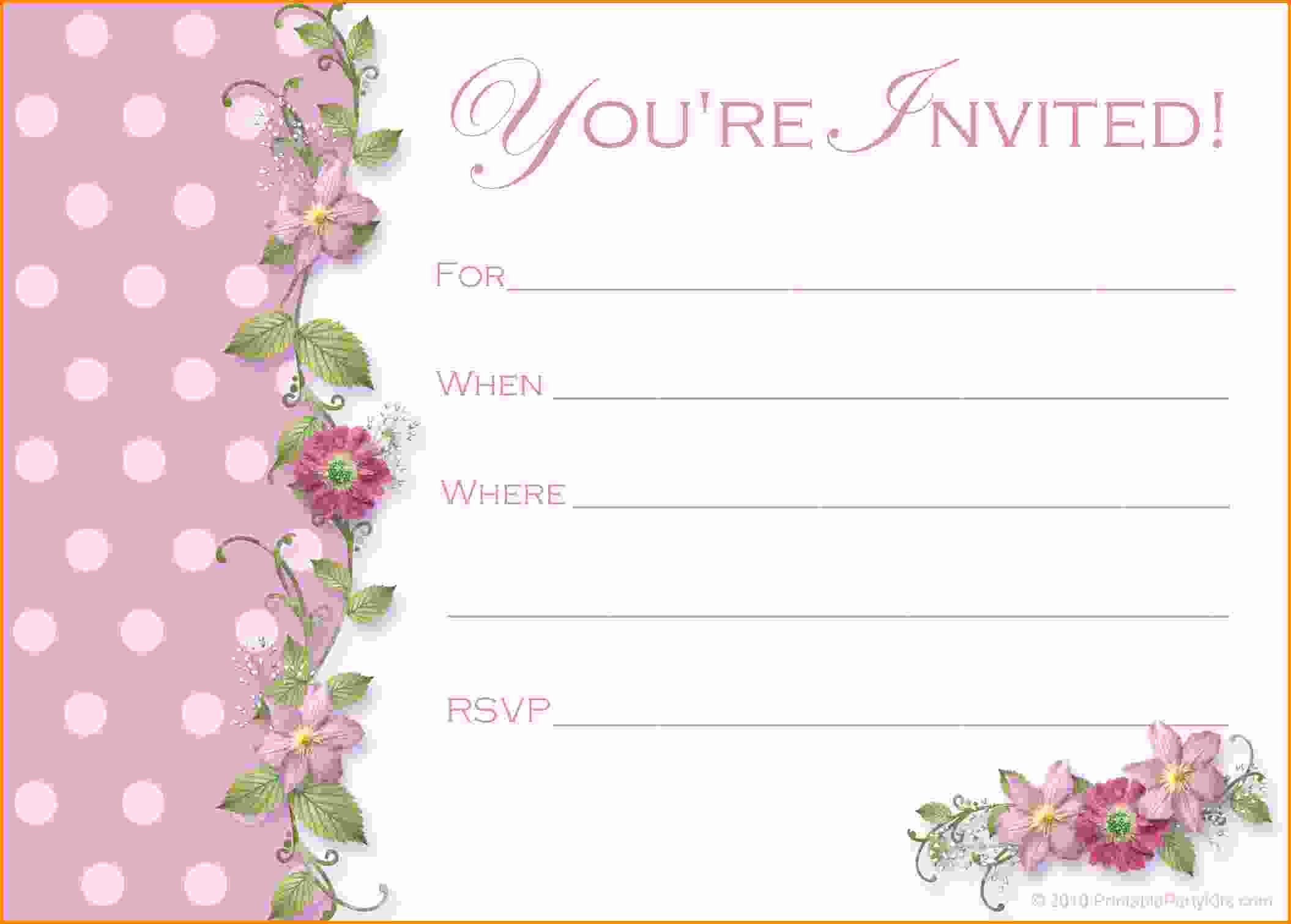 Free Party Invitation Template Word Lovely Free Party Invitation Templates Word