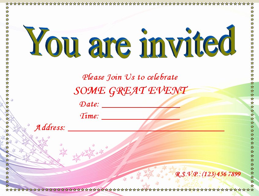 Free Party Invitation Template Word Luxury Invitation Youth Minister Riverchase Church Of Christ