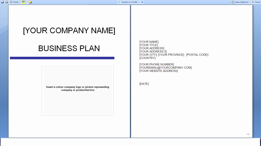 Free Printable Business Plan Template New Business Plan Template Download Free – Printable Schedule