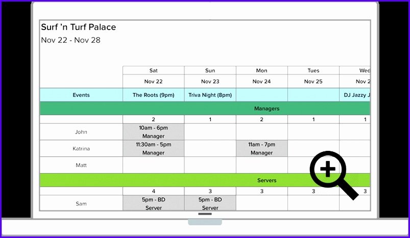 Free Restaurant Schedule Template Awesome 6 Timetable Excel Template Exceltemplates Exceltemplates