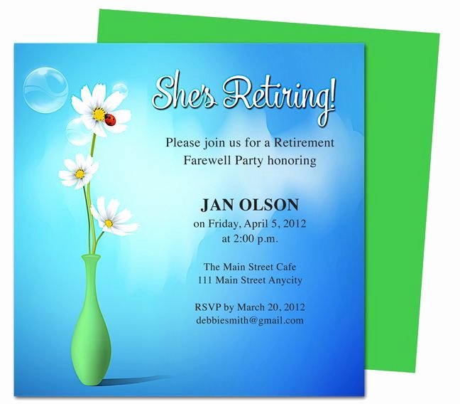 Free Retirement Party Program Template Beautiful Retirement Template Free Free Retirement Flyer Template