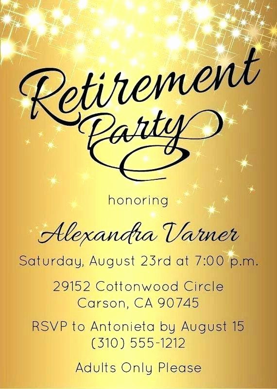 Free Retirement Party Program Template Best Of Retirement Party Flyer Template Word