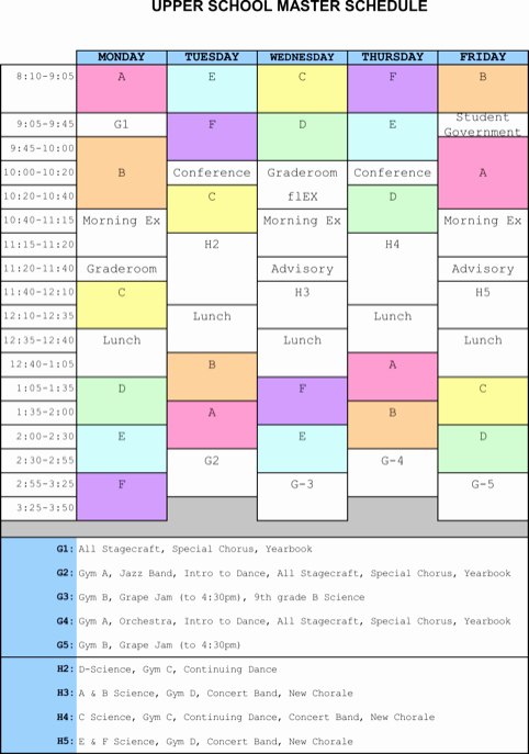 Free School Master Schedule Template Fresh Download Master Schedule Templates for Free formtemplate