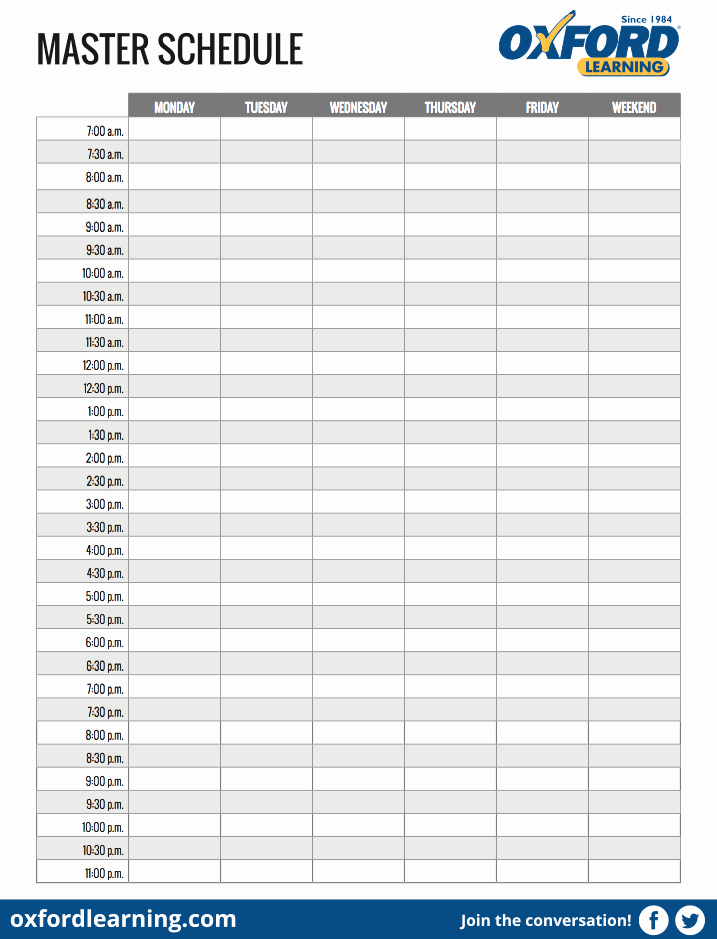 Free School Master Schedule Template Inspirational Tips and tools to Improve Time Management