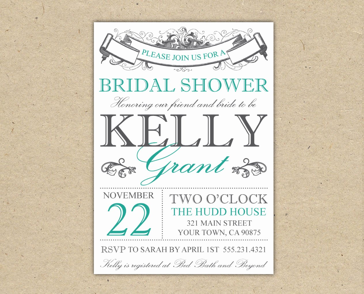 Free Shower Invitation Template Lovely Bridal Shower Invitation Templates