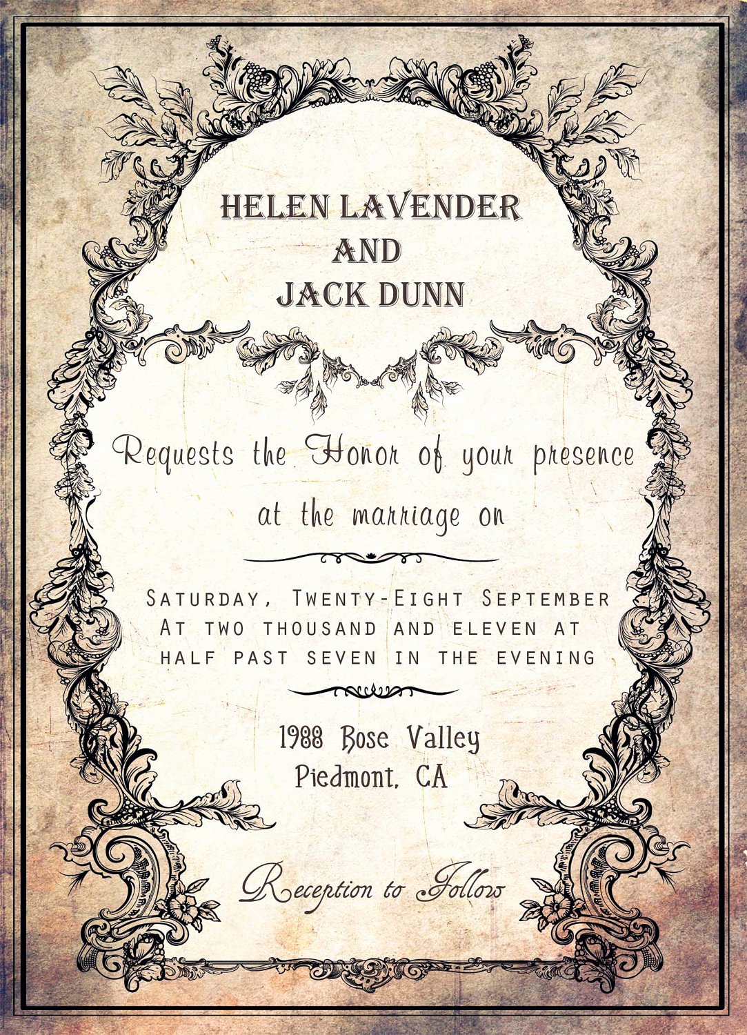 free wedding invitation templates