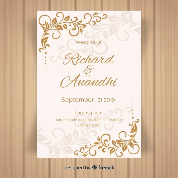 Free Wedding Invitation Template Fresh Wedding Invitation Vectors S and Psd Files