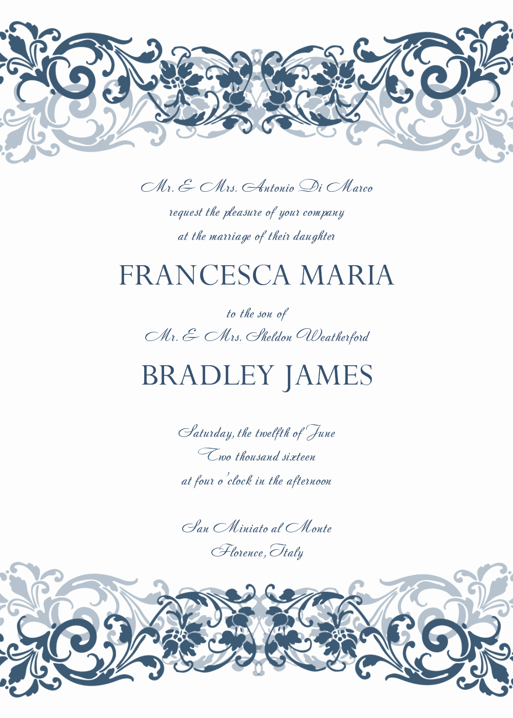 Free Wedding Invitation Template Lovely 30 Free Wedding Invitations Templates