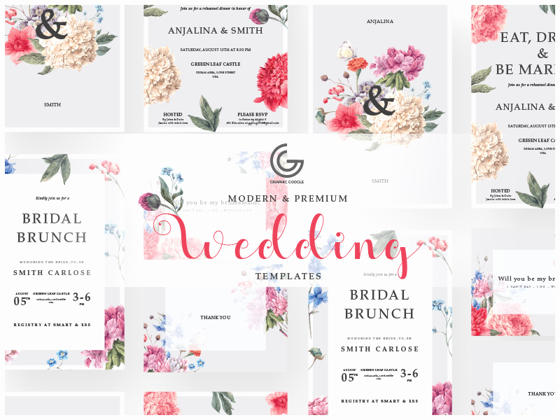 Free Wedding Invitation Template New Free Modern Wedding Invitation Templates by Graphic Google