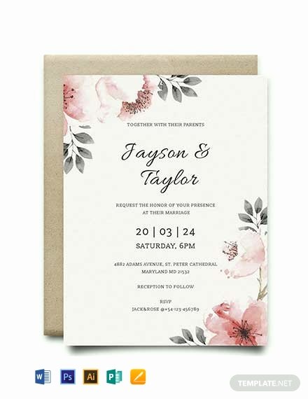 Free Wedding Invitation Template Unique Free Vintage Wedding Invitation Template Word