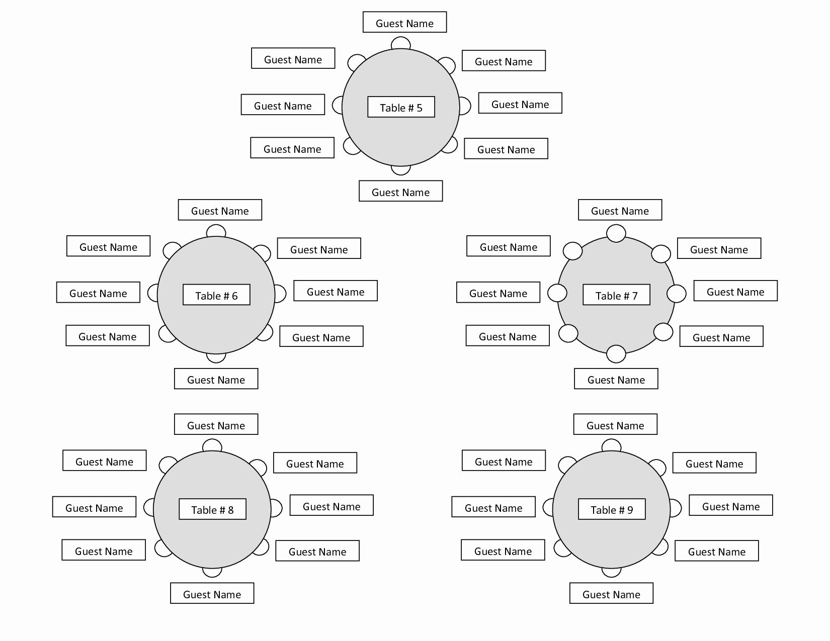 Free Wedding Plan Template Best Of Printable Wedding Seating Templates