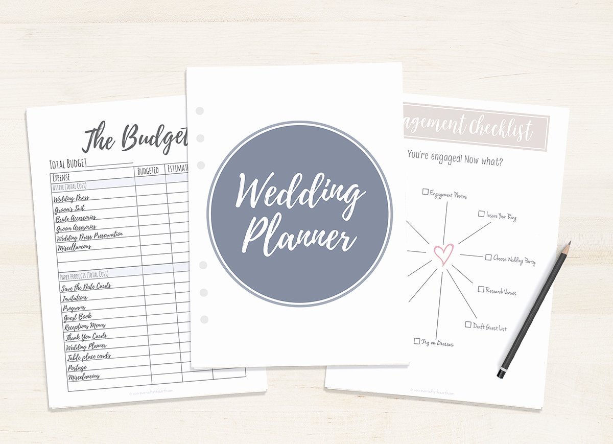 Free Wedding Plan Template New Free Printable Wedding Planner A5 &amp; Letter