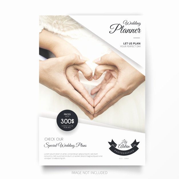 Free Wedding Plan Template Unique Wedding Planner Brochure Template Vector