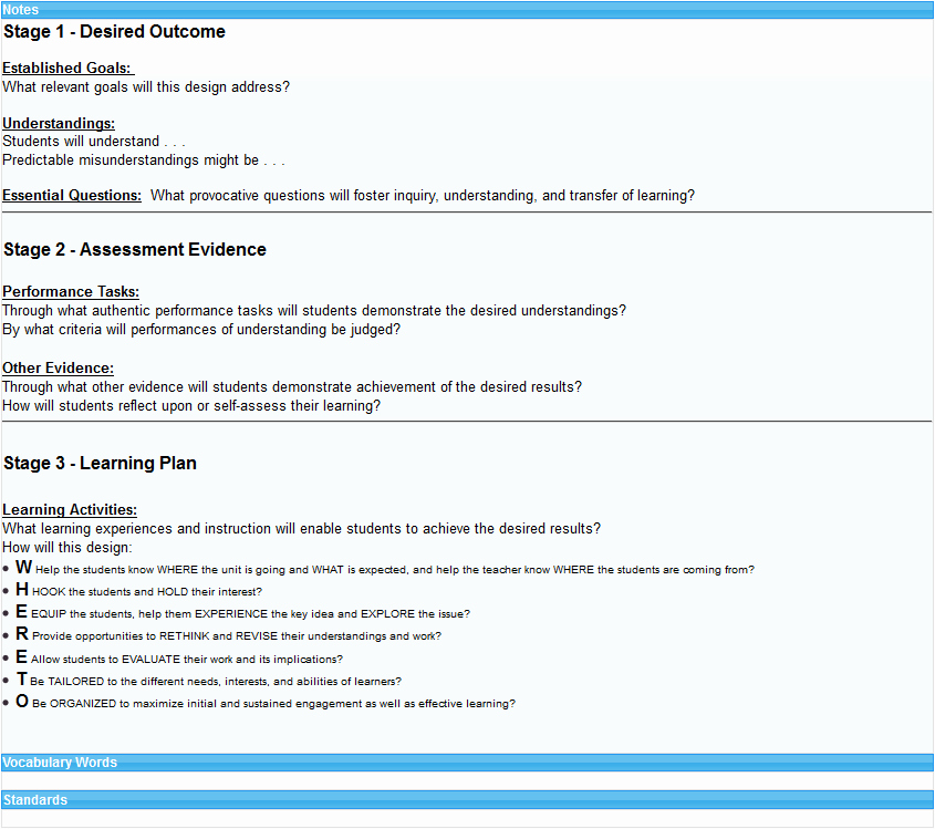 Ganag Lesson Plan Template Unique My Lesson Planner