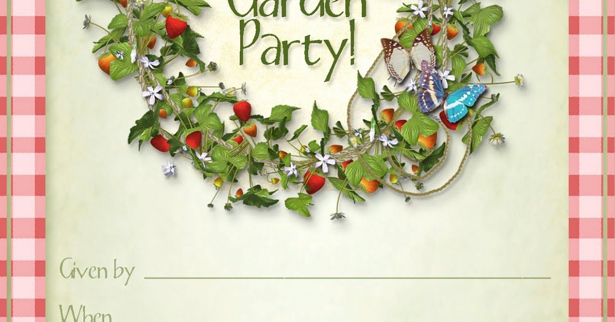 Garden Party Invite Template Awesome Party Planning Center Free Printable Summer Garden Party