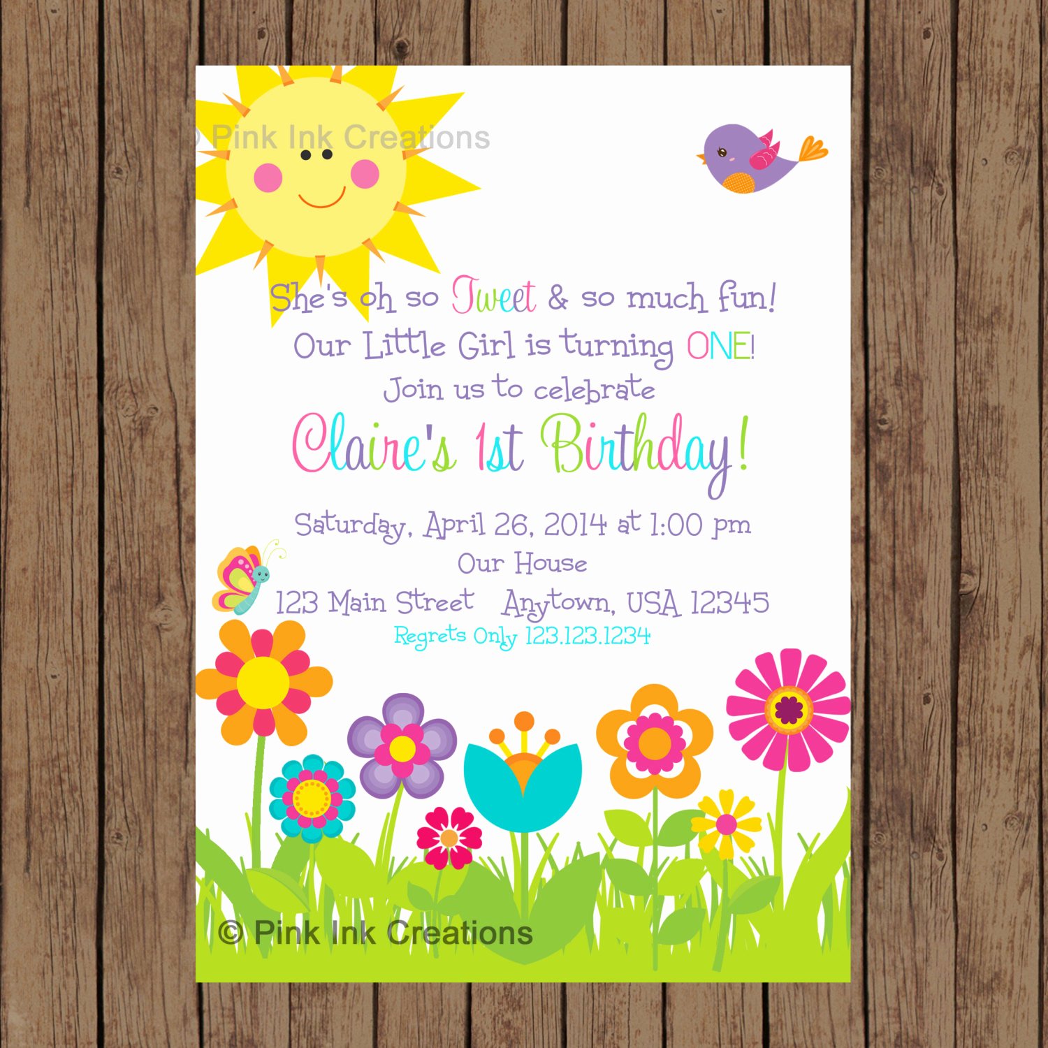 Garden Party Invite Template Best Of Garden Party Invitation Garden Birthday Invitation Spring