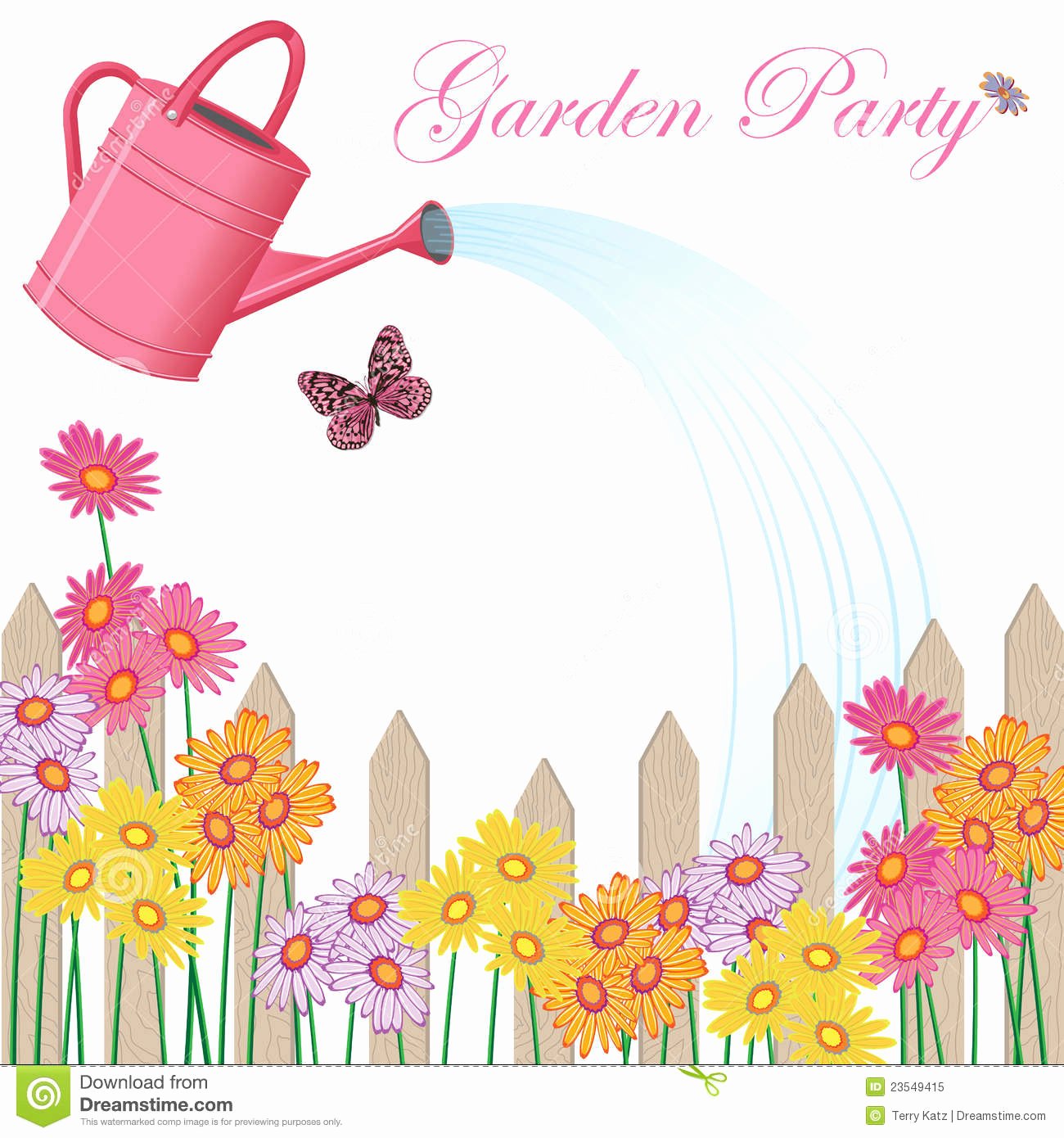 Garden Party Invite Template Luxury Garden Party Invitation Royalty Free Stock Image