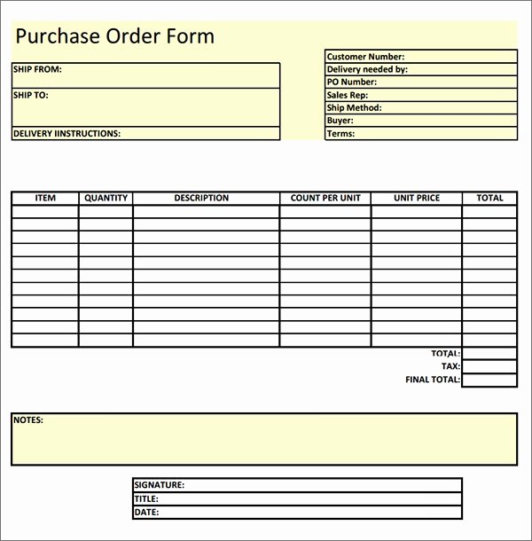 Generic order form Template Luxury order form Template 19 Download Free Documents In Pdf