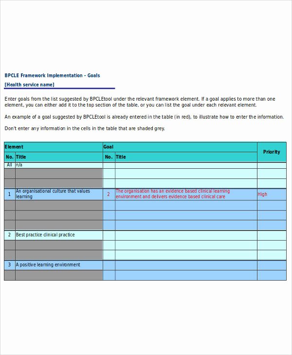 Goal Action Plan Template Awesome Action Plan format Sample 30 Examples In Word Pdf