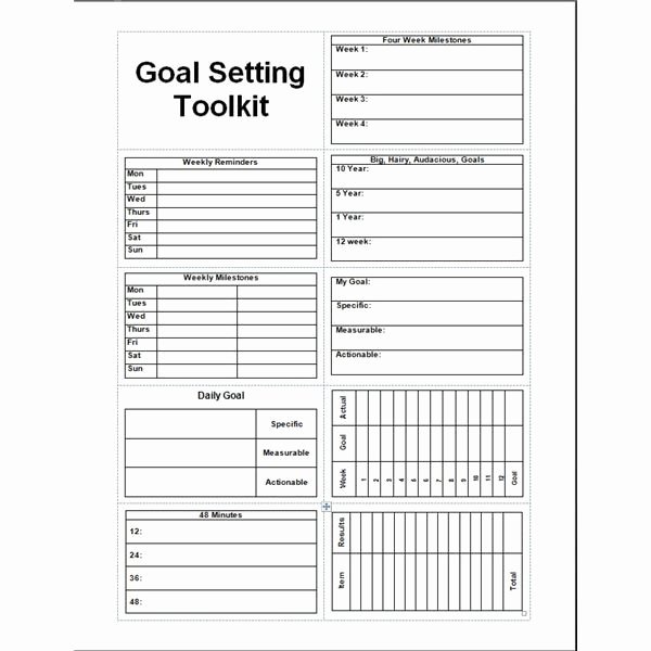 Goal Action Plan Template Luxury Daily Planner Template Printable Free Goal Setter