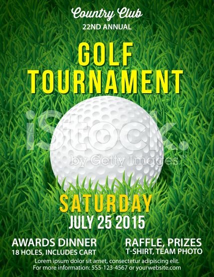 Golf Invitation Template Free Download Best Of Golf tournament Invitation Flyer with Grass and Ball