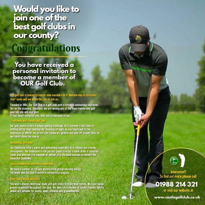 Golf Invitation Template Free Download Fresh Golf Invitation Template