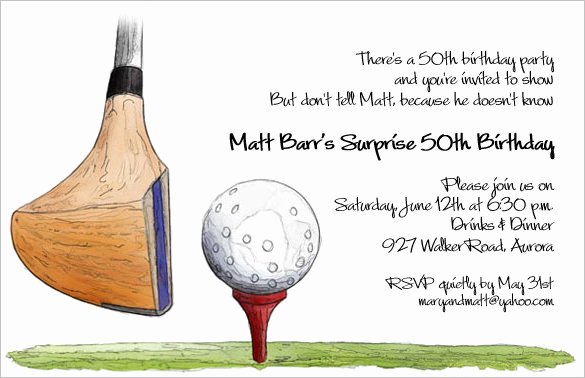 Golf Invitation Template Free Download Lovely 25 Fabulous Golf Invitation Templates &amp; Designs