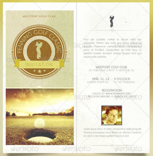 Golf Invitation Template Free Download New 25 Fabulous Golf Invitation Templates &amp; Designs