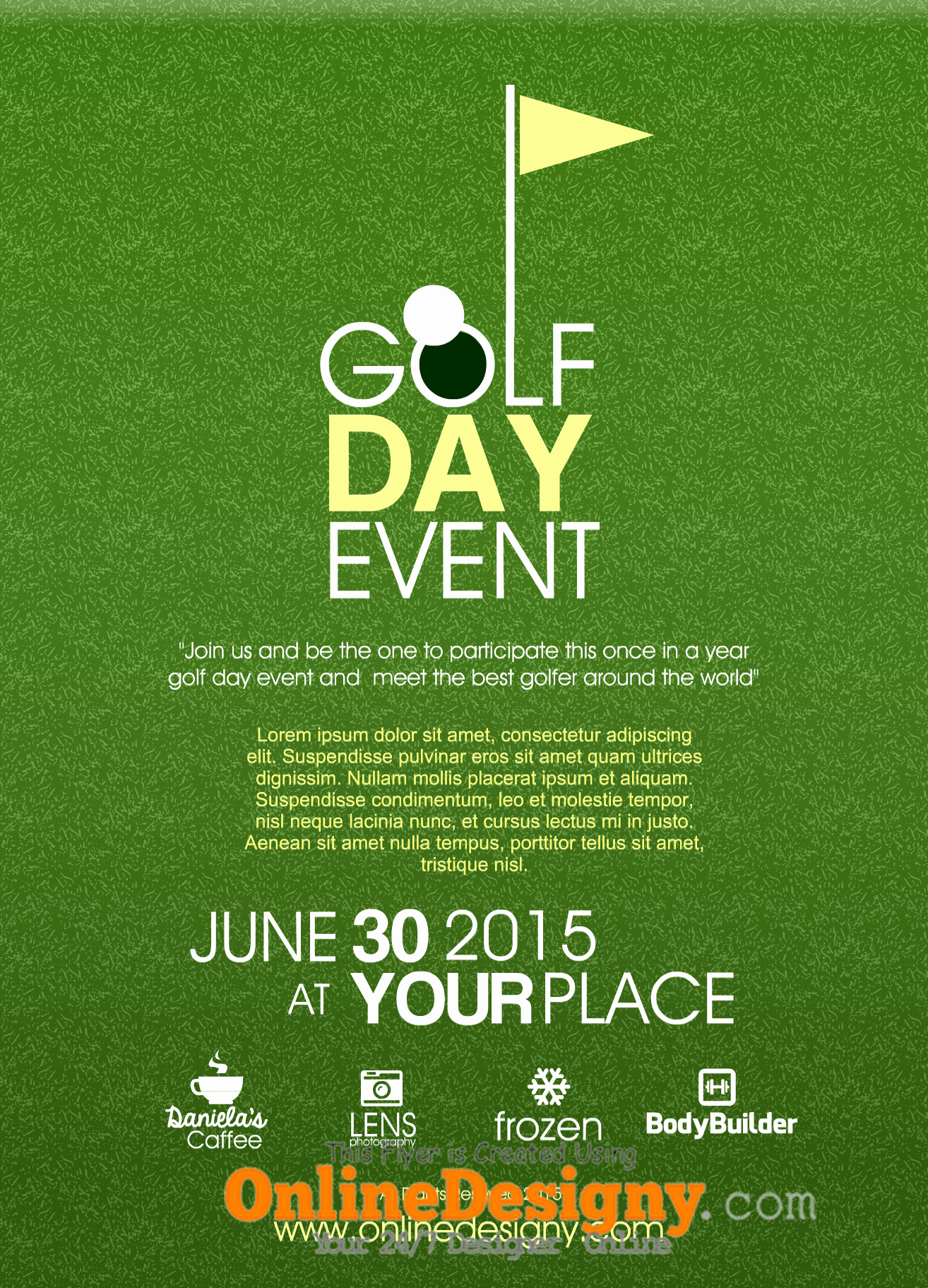 Golf Outing Invitation Template Awesome Designing A Golf tournament Flyer Bing