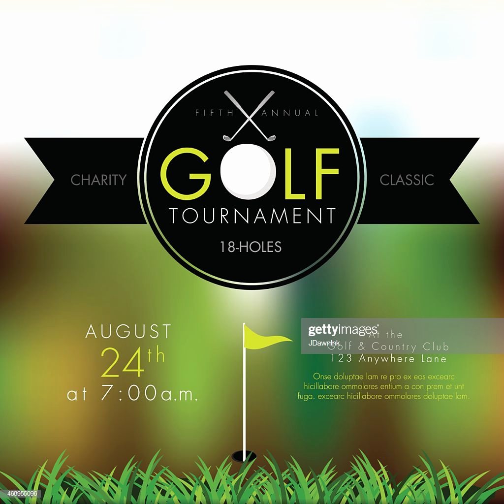 Golf Outing Invitation Template Lovely Elegant Golf tournament Invitation Design Template