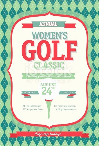 Golf tournament Invitation Template Lovely Redl Womens Golf tournament Invitation Design Template