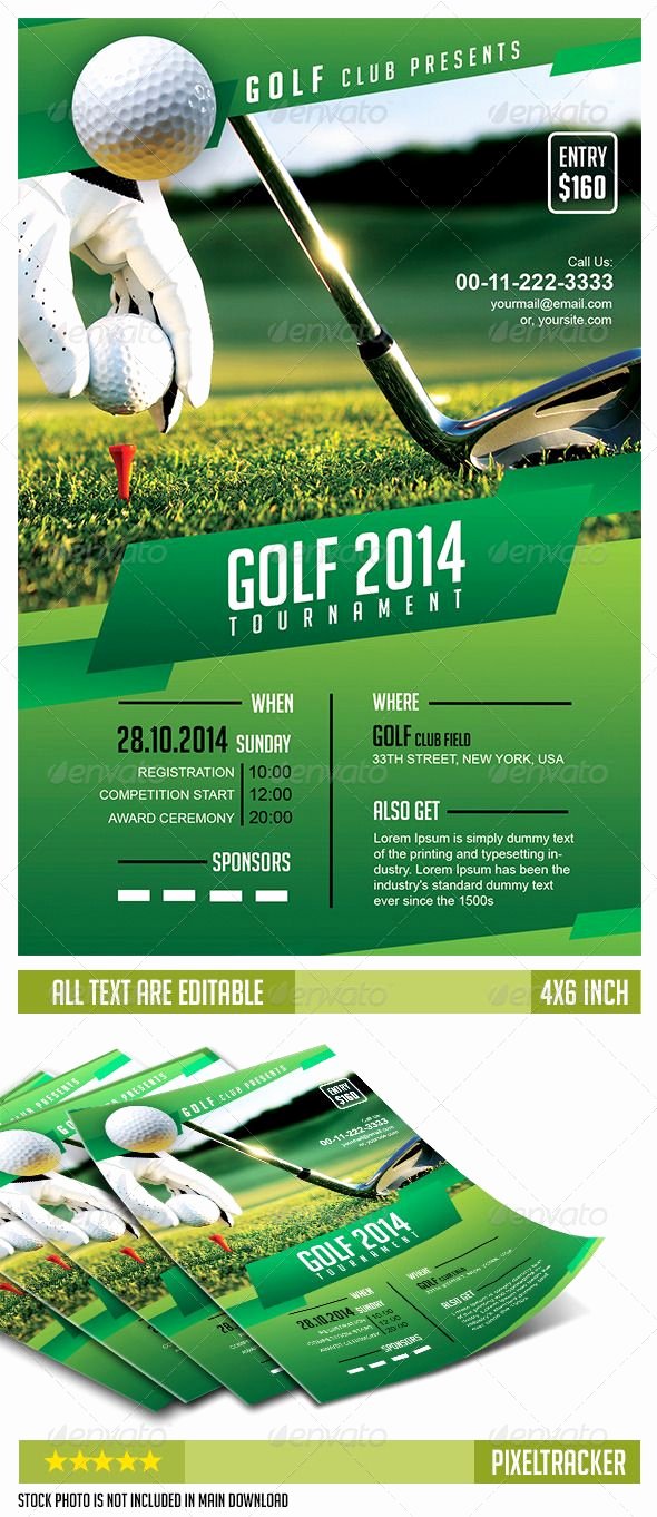 Golf tournament Invitation Template Luxury 8 Best Golf Poster Ideas Images On Pinterest