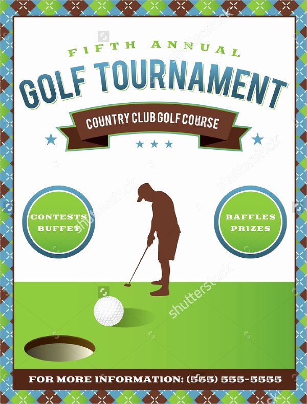 Golf tournament Invitation Template Luxury Golf tournament Flyer Template 24 Download In Vector