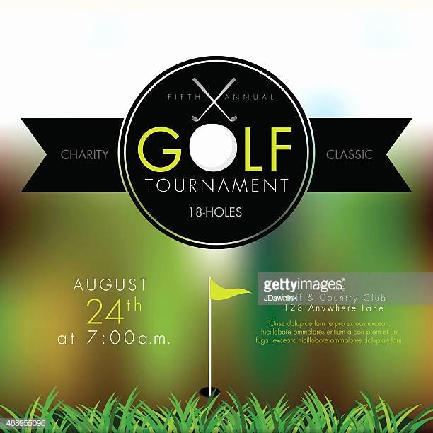 Golf tournament Invitation Template New Golf Vector Art and Graphics